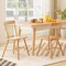 Farmhouse Kitchen Chair Set of 2 with Rubber Wood Frame, Classic Design, Comfortable Seating